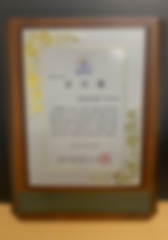 Plaque of Appreciation (Minister of Justice)